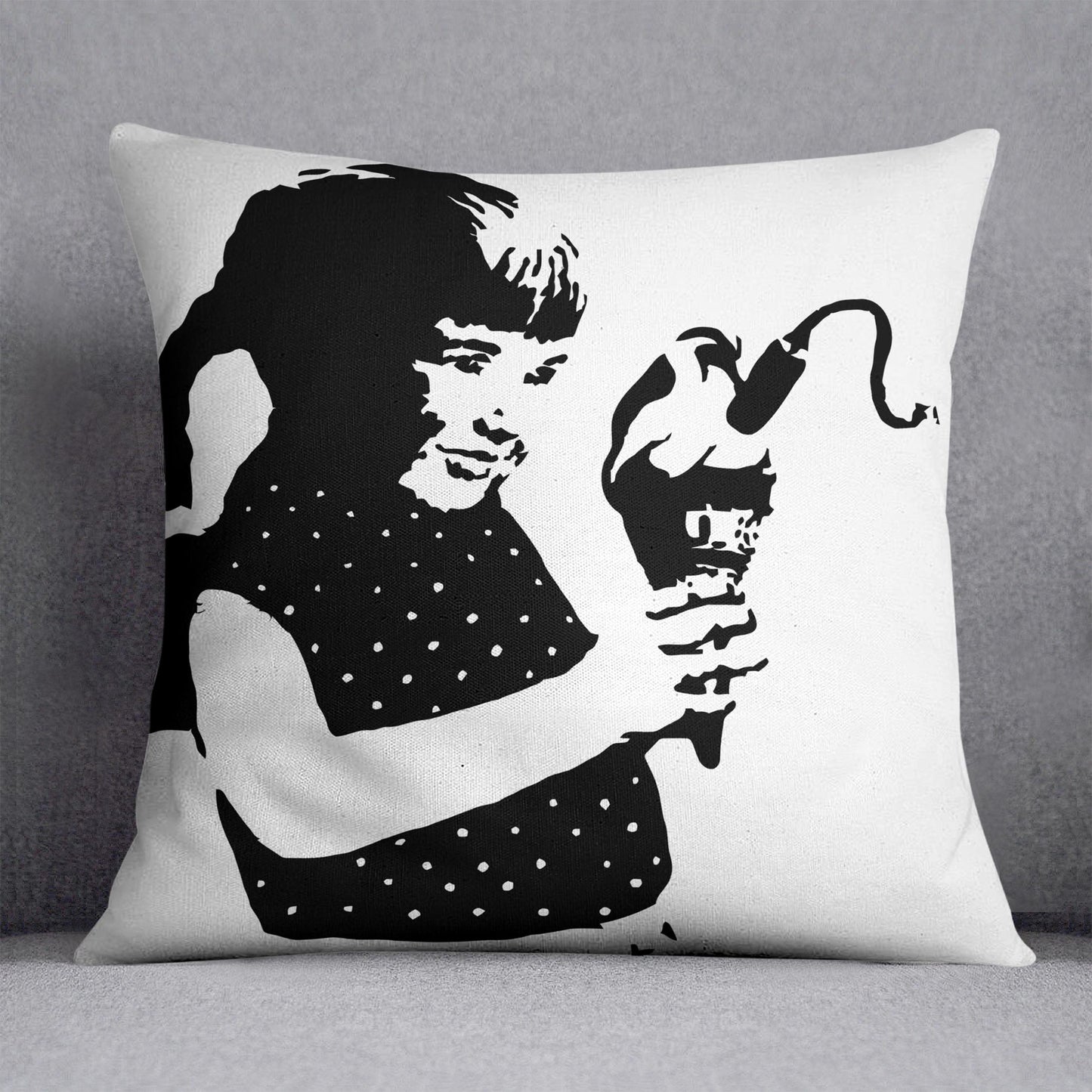 Banksy Ice Cream Bomb Cushion