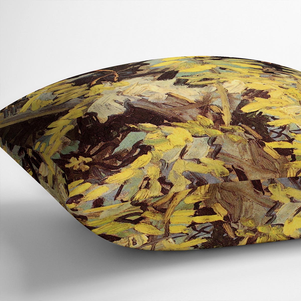 Blossoming Acacia Branches by Van Gogh Cushion