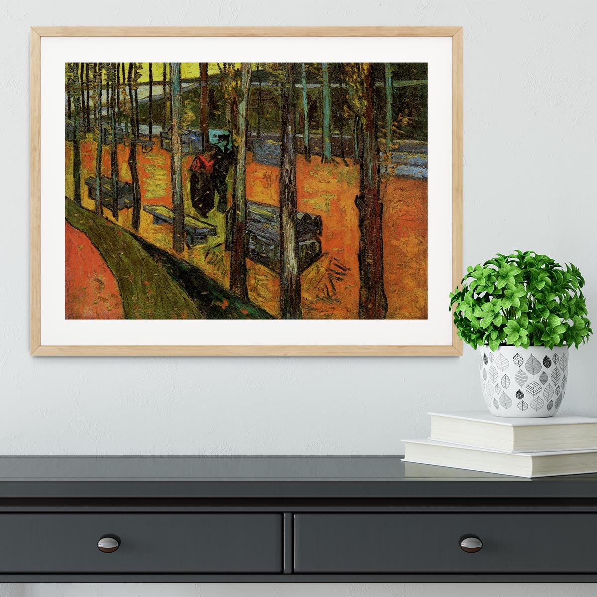 Les Alyscamps 2 by Van Gogh Framed Print