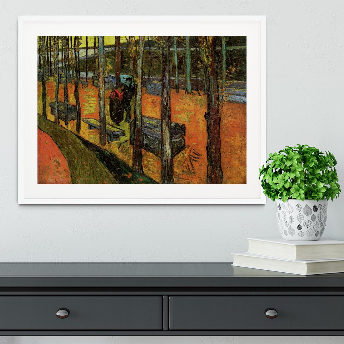 Les Alyscamps 2 by Van Gogh Framed Print