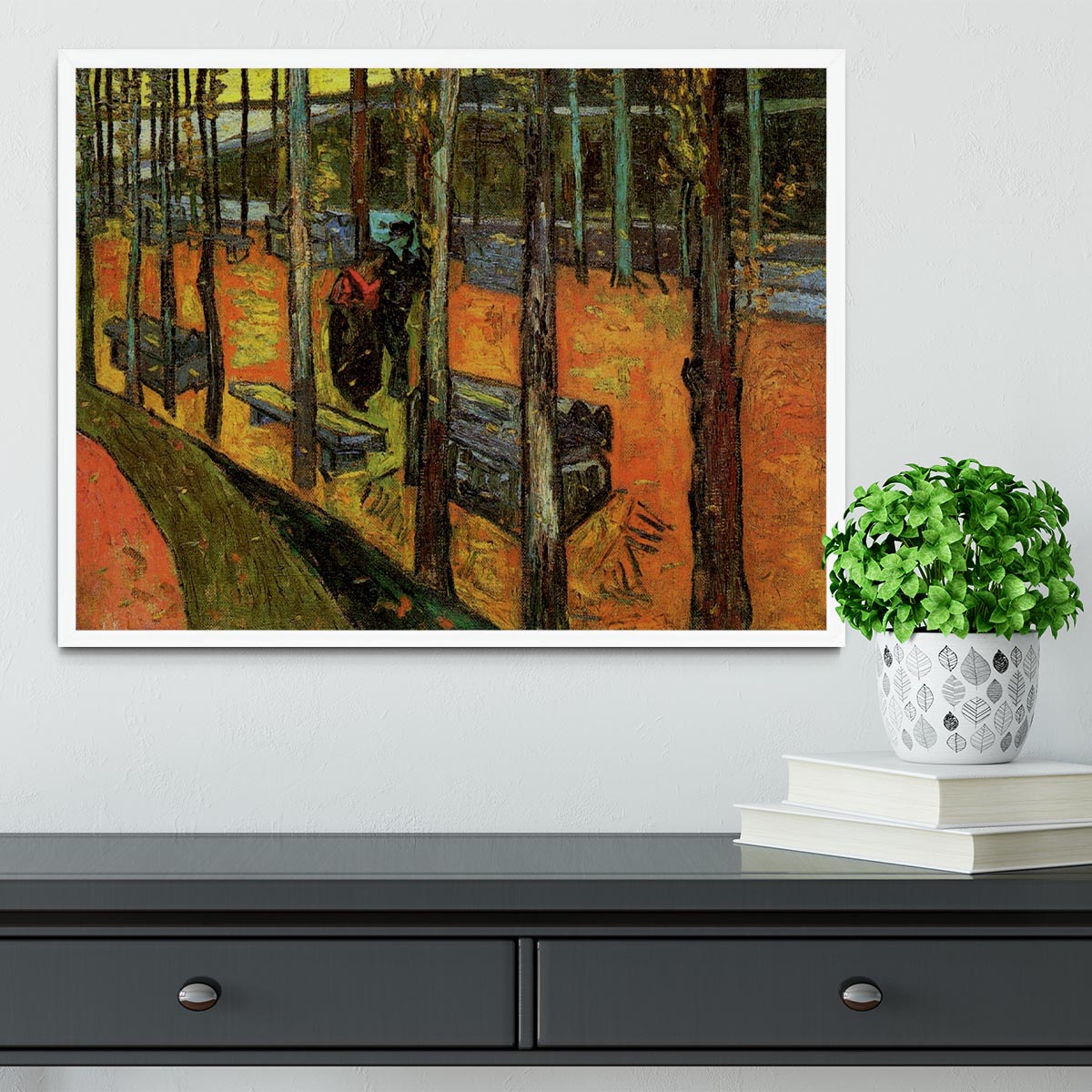 Les Alyscamps 2 by Van Gogh Framed Print