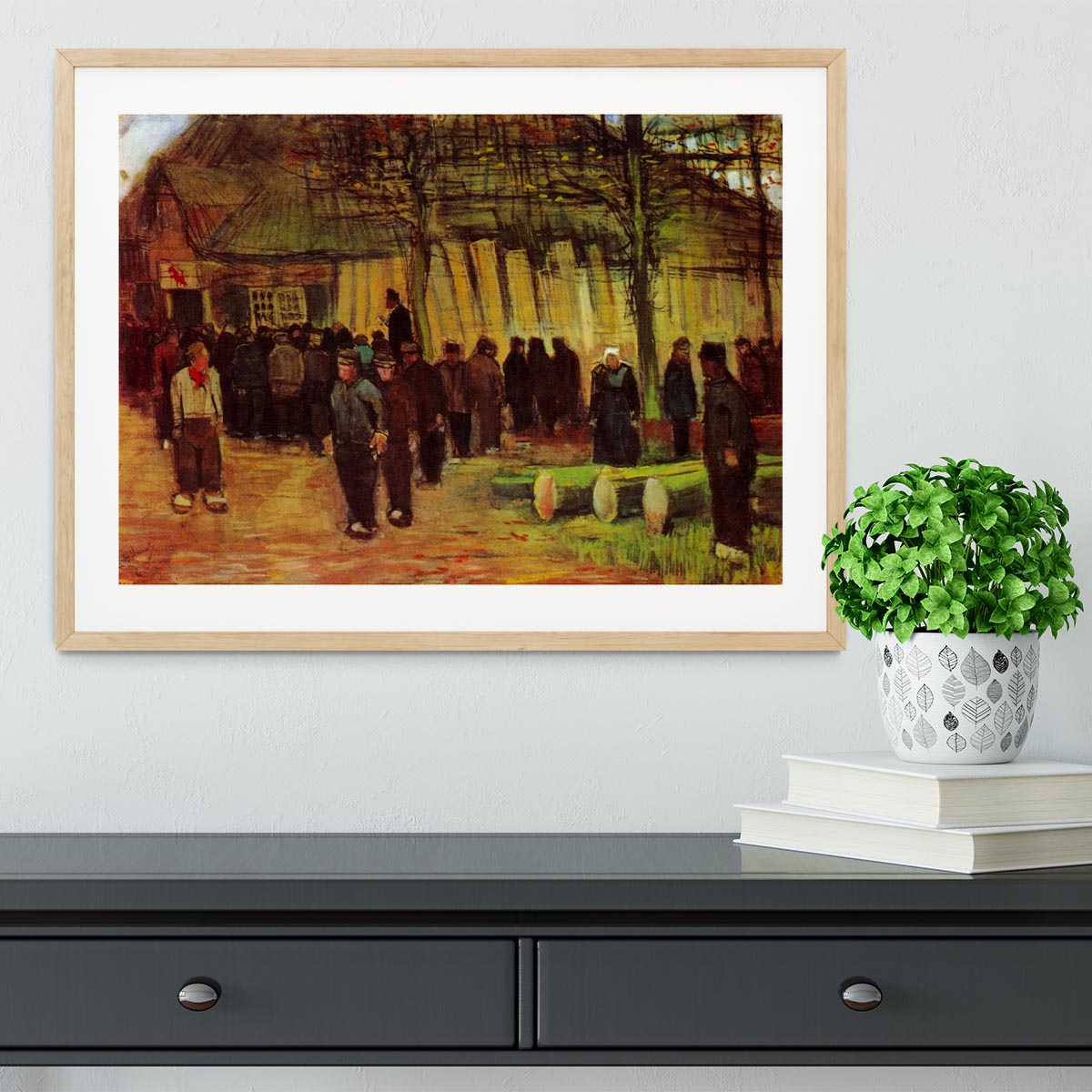 Lumber Sale by Van Gogh Framed Print