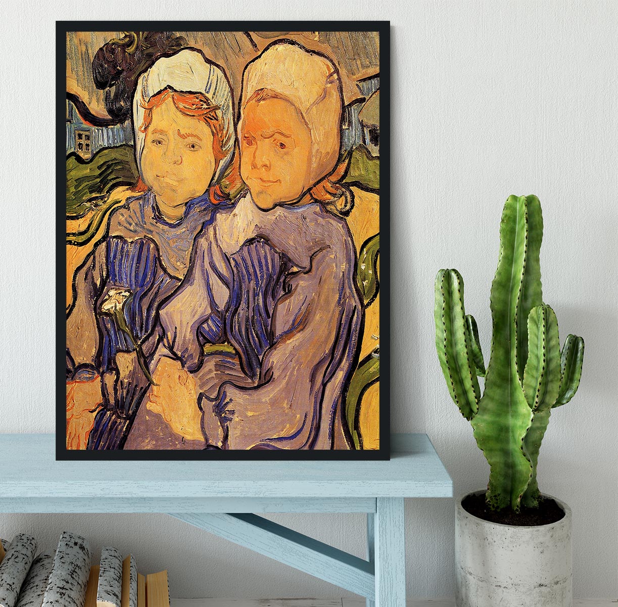 Two Children by Van Gogh Framed Print