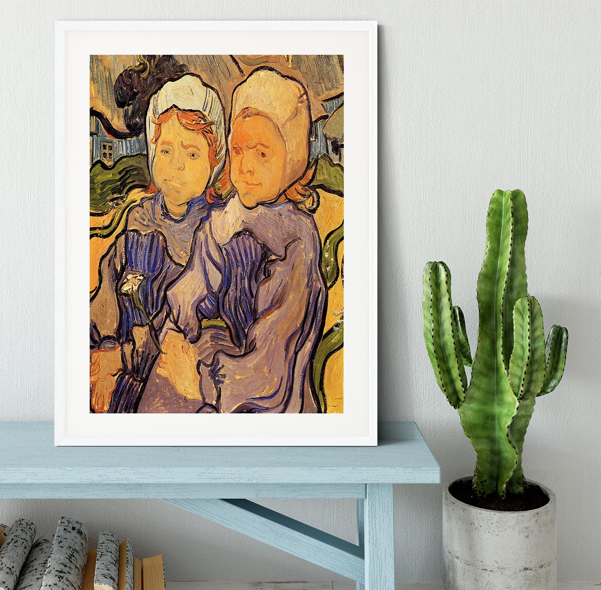 Two Children by Van Gogh Framed Print