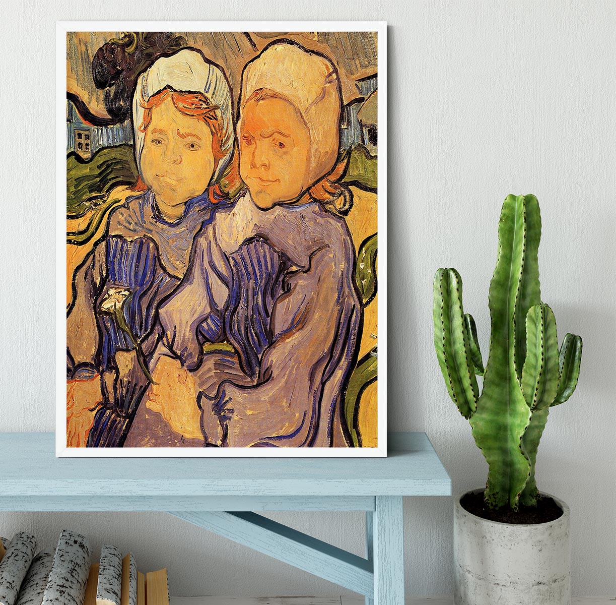Two Children by Van Gogh Framed Print