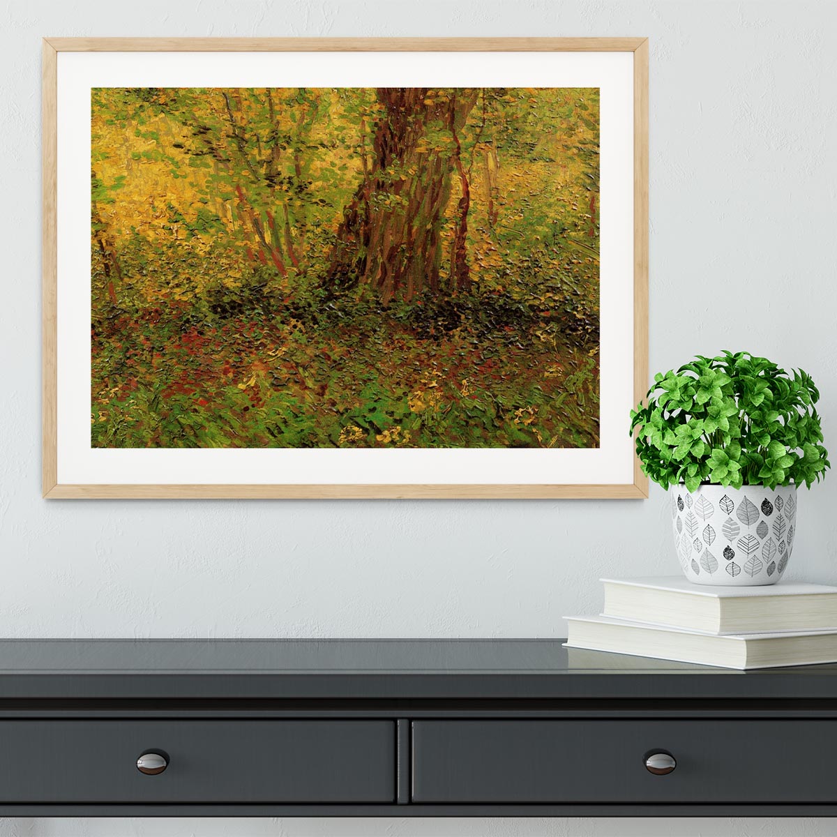 Undergrowth 2 by Van Gogh Framed Print