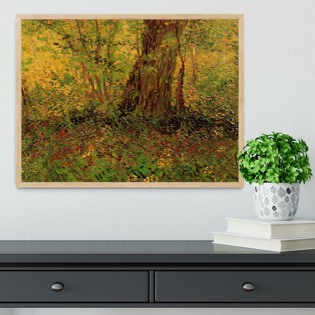 Undergrowth 2 by Van Gogh Framed Print