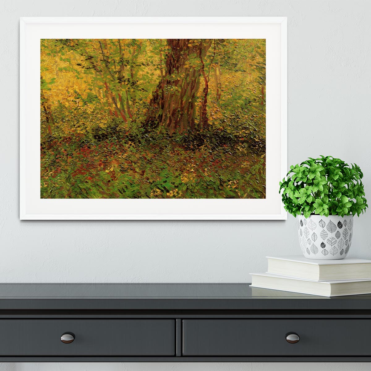 Undergrowth 2 by Van Gogh Framed Print