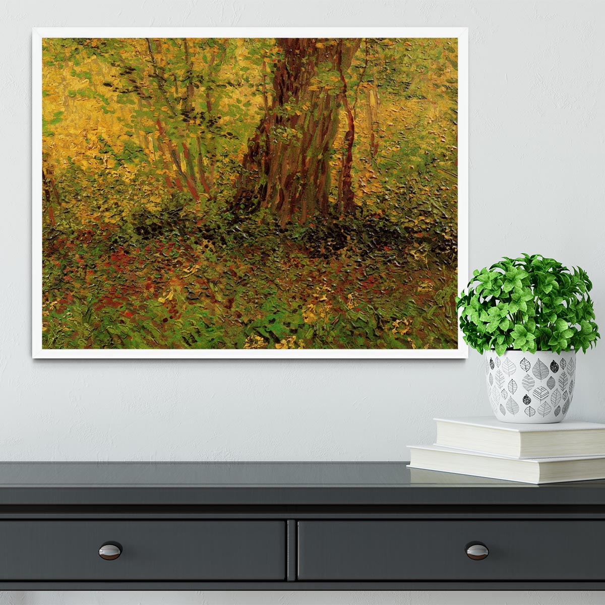 Undergrowth 2 by Van Gogh Framed Print