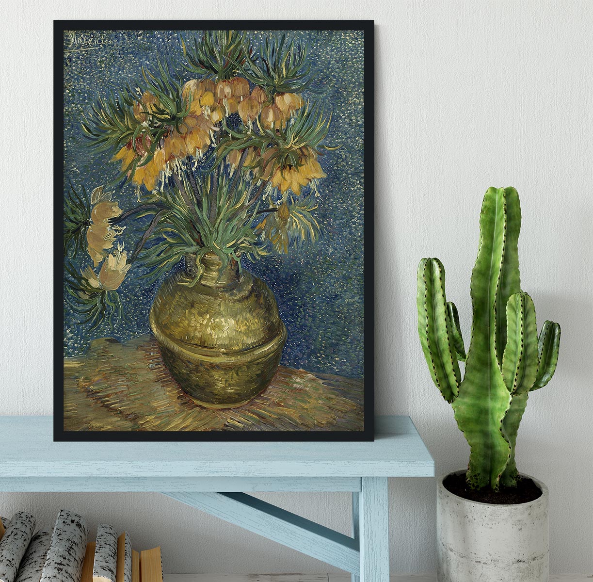 Van Gogh Fritillaries in a Copper Vase Framed Print