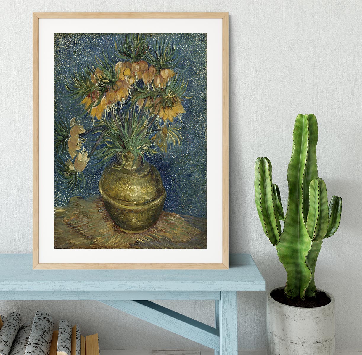 Van Gogh Fritillaries in a Copper Vase Framed Print