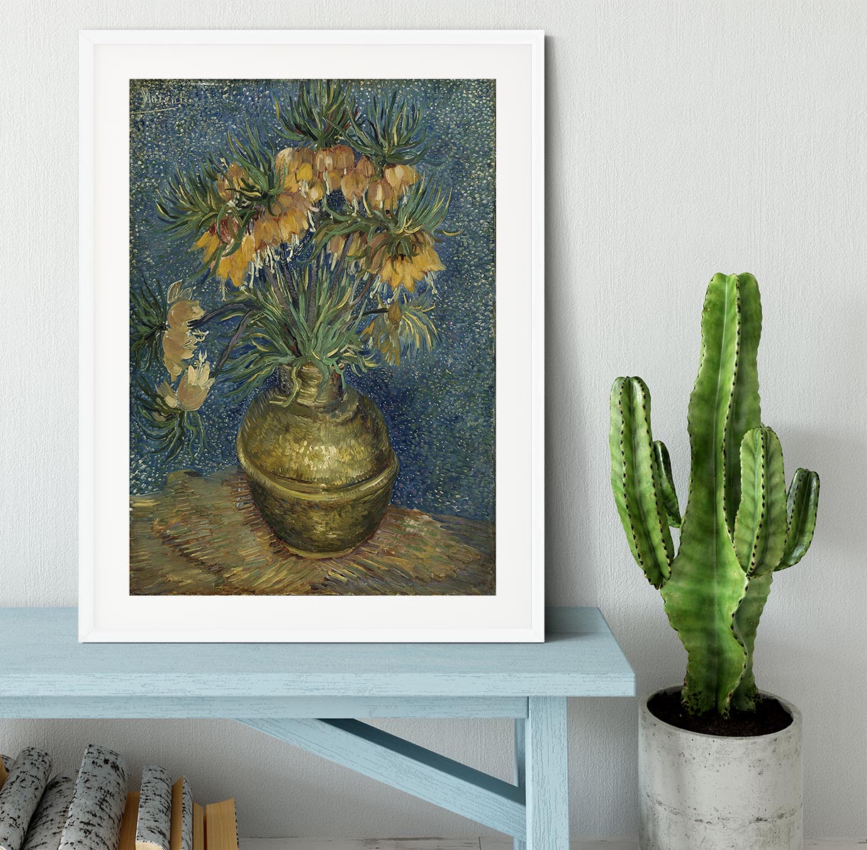 Van Gogh Fritillaries in a Copper Vase Framed Print