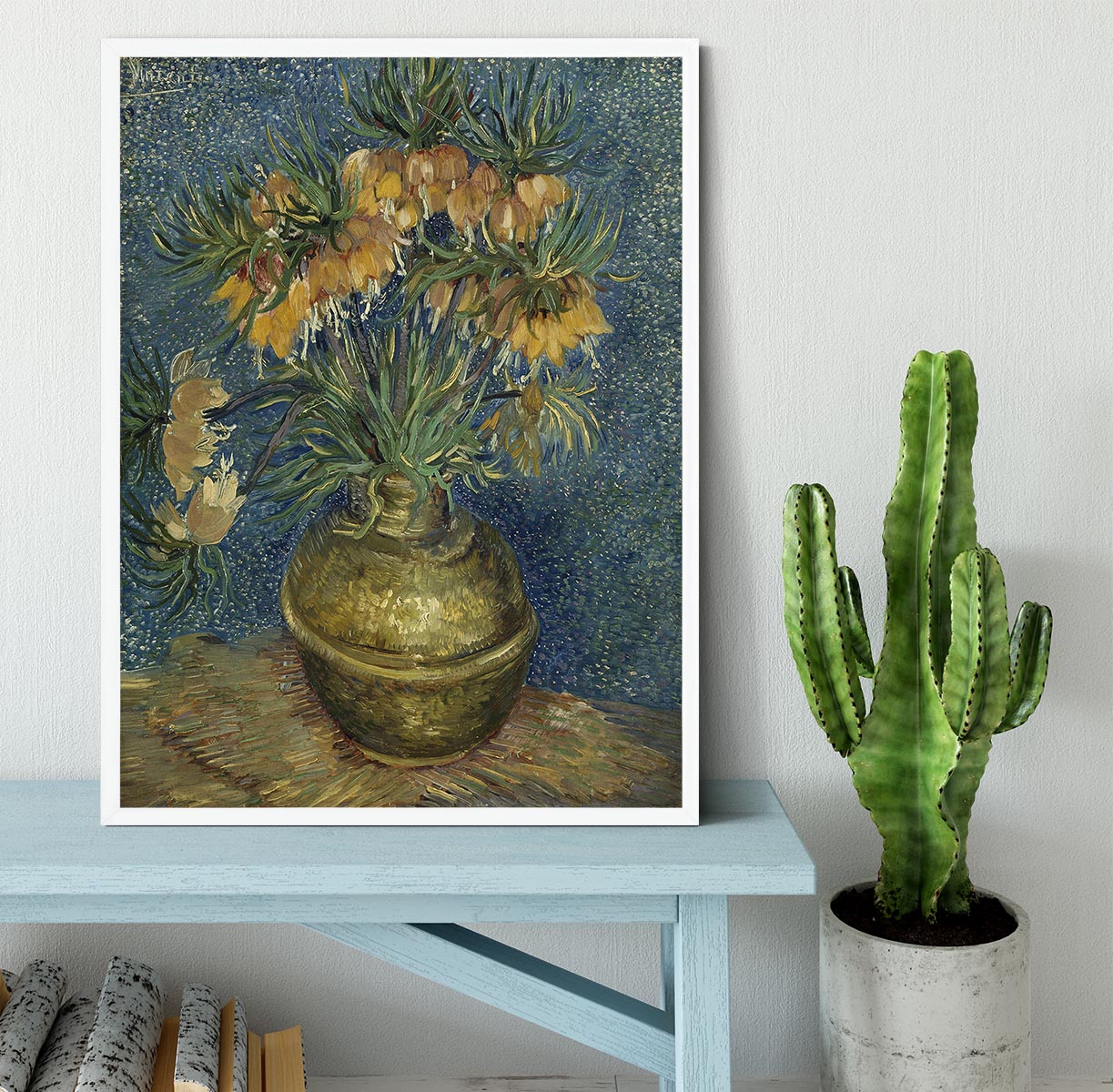 Van Gogh Fritillaries in a Copper Vase Framed Print