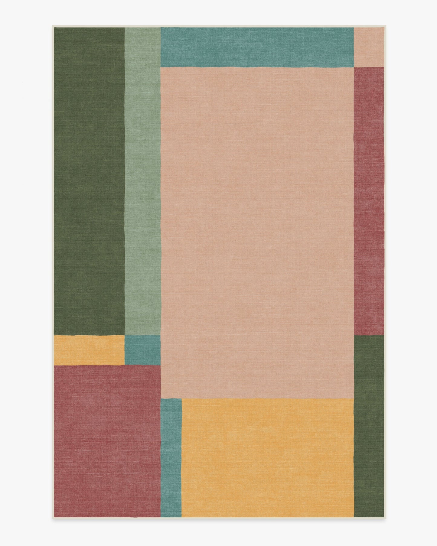 Quinn Tufted Rug in PANTONE™ Golden Apricot