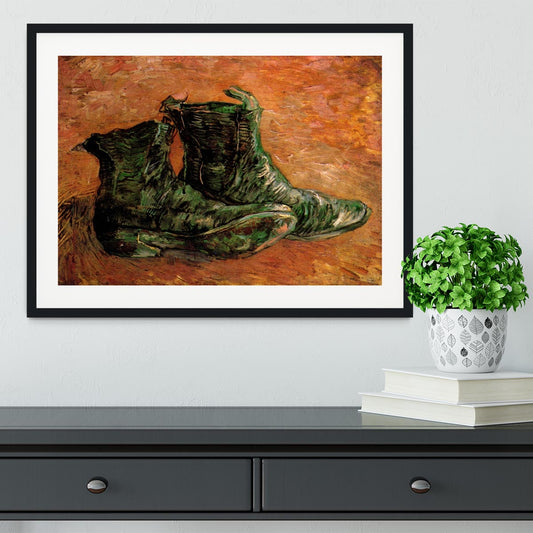A Pair of Shoes by Van Gogh Framed Print