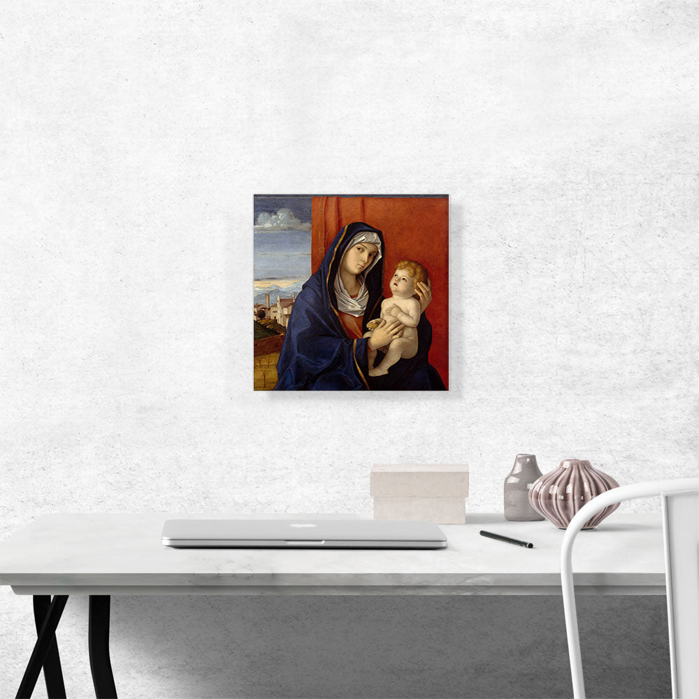 Blue Madonna And Child 1480