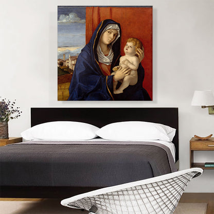 Blue Madonna And Child 1480