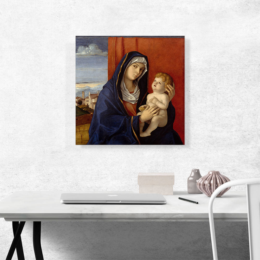 Blue Madonna And Child 1480