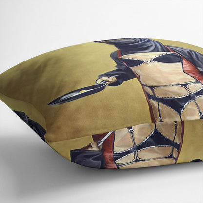 Banksy How Do You Like Your Eggs Cushion