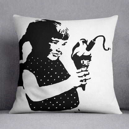 Banksy Ice Cream Bomb Cushion
