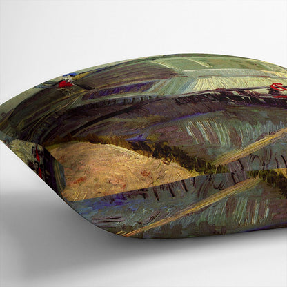 Bathing Float on the Seine at Asniere by Van Gogh Cushion