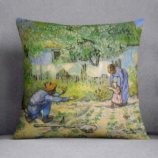 First Steps by Van Gogh Cushion
