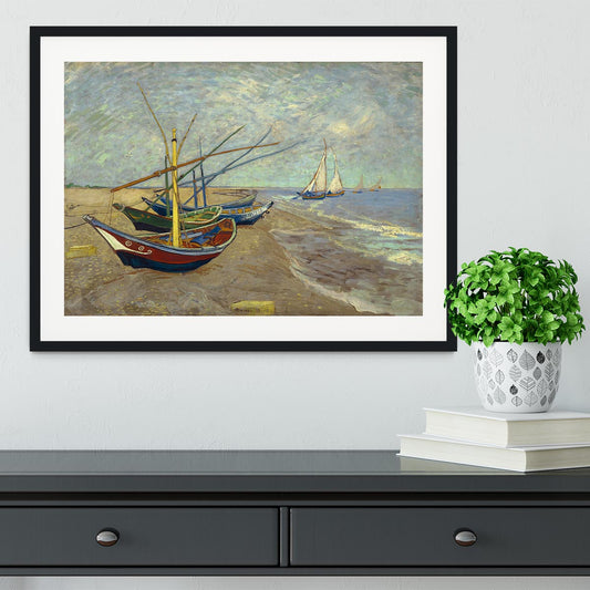Fishing boats at Sainte Marie Framed Print