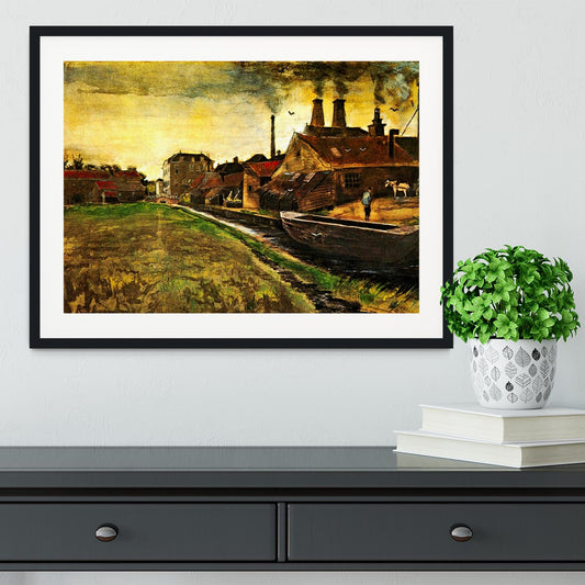 Iron Mill in The Hague by Van Gogh Framed Print