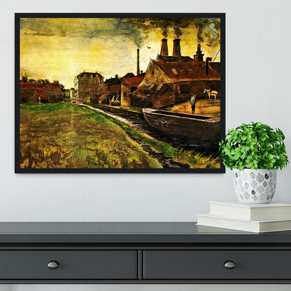 Iron Mill in The Hague by Van Gogh Framed Print