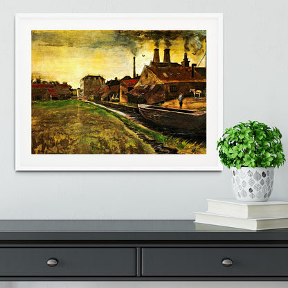 Iron Mill in The Hague by Van Gogh Framed Print
