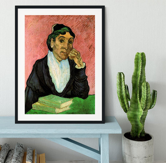 L Arlesienne Madame Ginoux 3 by Van Gogh Framed Print