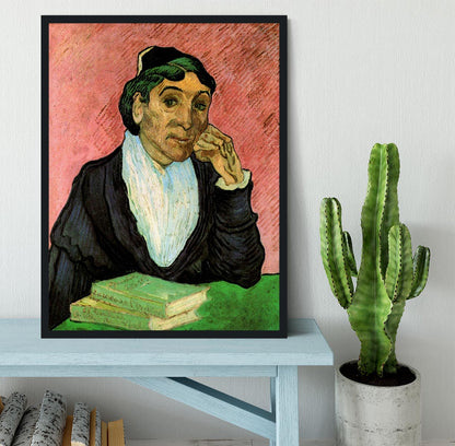 L Arlesienne Madame Ginoux 3 by Van Gogh Framed Print