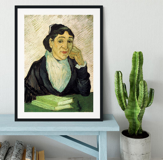 L Arlesienne Madame Ginoux by Van Gogh Framed Print