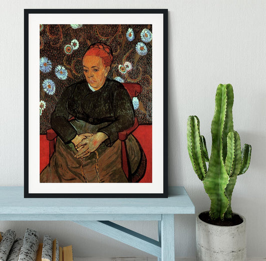 La Berceuse Augustine Roulin 2 by Van Gogh Framed Print