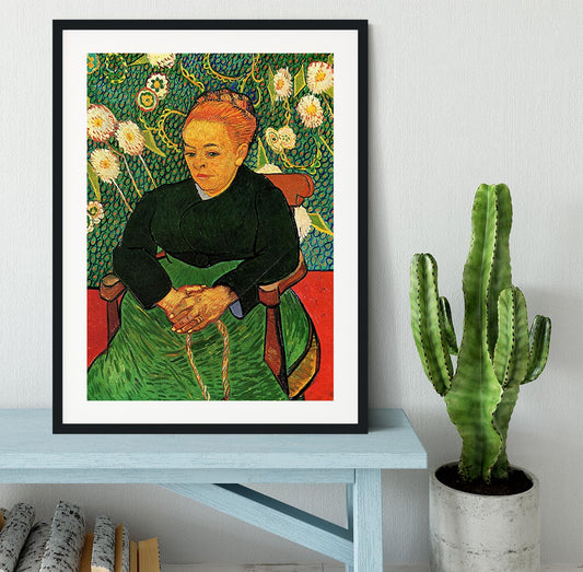 La Berceuse Augustine Roulin by Van Gogh Framed Print