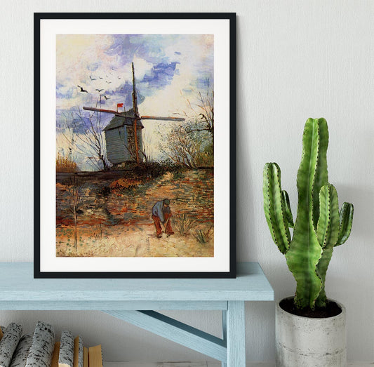 Le Moulin de la Galette 2 by Van Gogh Framed Print