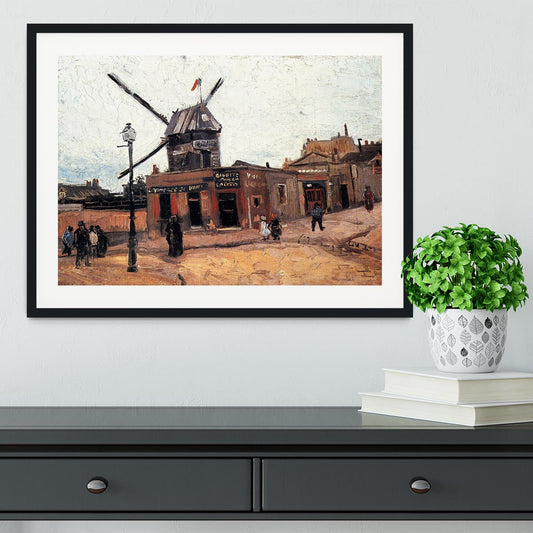 Le Moulin de la Galette 3 by Van Gogh Framed Print