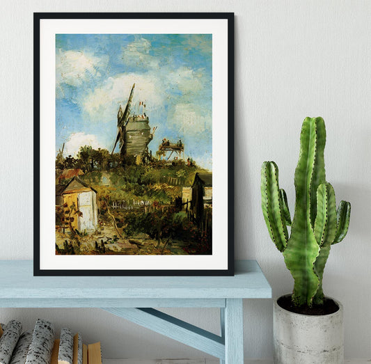 Le Moulin de la Galette by Van Gogh Framed Print