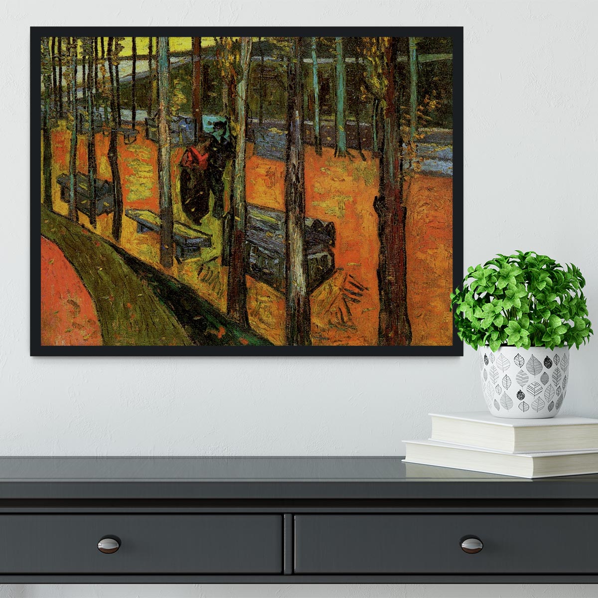 Les Alyscamps 2 by Van Gogh Framed Print