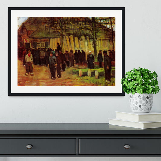 Lumber Sale by Van Gogh Framed Print