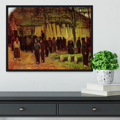 Lumber Sale by Van Gogh Framed Print