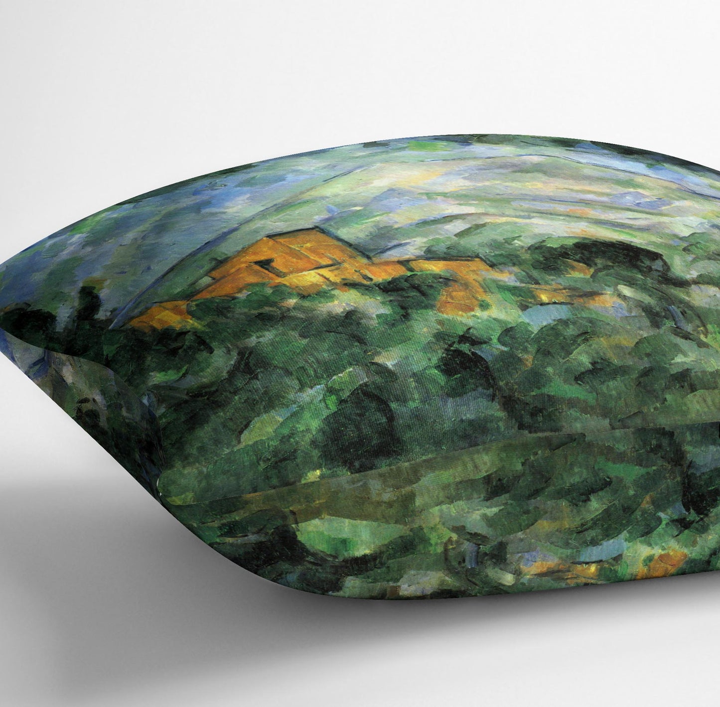 St. Victoire and Chateau Noir by Cezanne Cushion