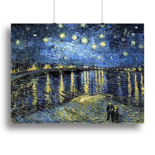 Starry Night over the Rhone Canvas Print or Poster