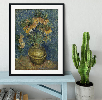 Van Gogh Fritillaries in a Copper Vase Framed Print