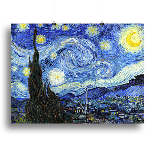 Van Gogh Starry Night Canvas Print or Poster