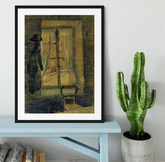 Window in the Bataille Restaurant by Van Gogh Framed Print