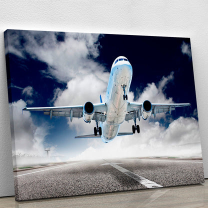 airplane take-off Canvas Print or Poster
