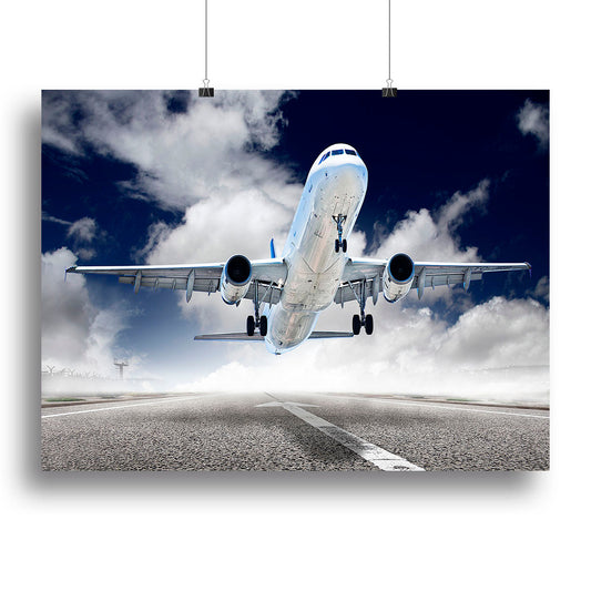 airplane take-off Canvas Print or Poster
