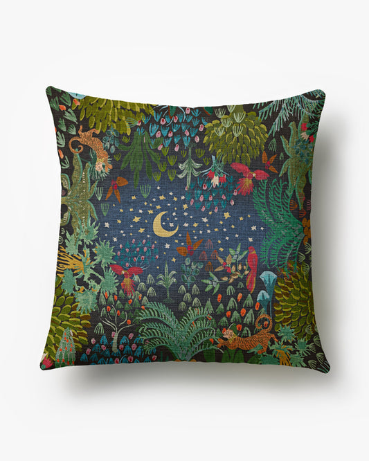 Justina Blakeney Josefina Twilight Blue Woven Throw Pillow