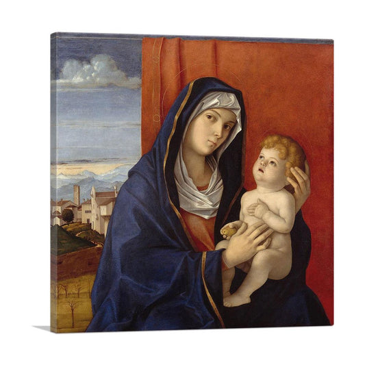 Blue Madonna And Child 1480